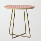70s Disco Daisy Flower Pattern Side Table