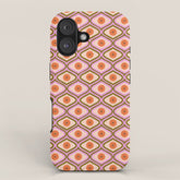 70s Disco Daisy Flower Pattern iPhone Case