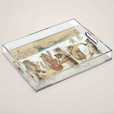 Carol Singing Cats' Funny Vintage Christmas Louis Wain Acrylic Tray