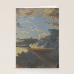 "Cloud Study" by Knud Baade, 1838 Stationery Card