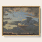 "Cloud Study" by Knud Baade, 1838 Serving Tray
