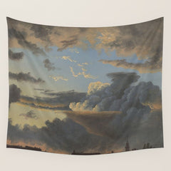 "Cloud Study" by Knud Baade, 1838 Wall Tapestry