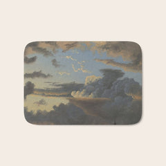 "Cloud Study" by Knud Baade, 1838 Bath Mat