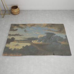 "Cloud Study" by Knud Baade, 1838 Rug