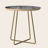 A book lovers dream - Cast-iron Book Alcoves Cincinnati Library black and white photography Side Table