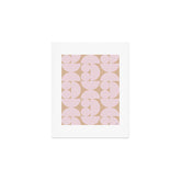 "Grapes and apple slices (pale pink)" Art Print