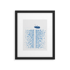 217 Finicky Fish (plenty of fish in the sea) Framed Art Print