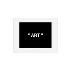" Art " (Negative) Art Print