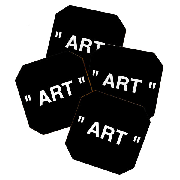" Art " (Negative) Coaster