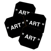 " Art " (Negative) Coaster