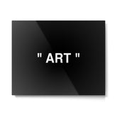 " Art " (Negative) Metal Print
