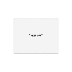 "KEEP OFF" Art Print