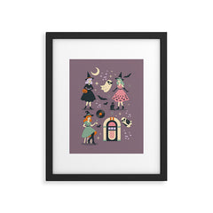 50s Witch Vibes Framed Art Print