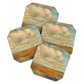 1911 Granville Redmond - A Field of California Poppies Coaster