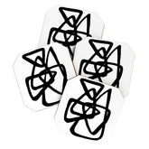 A Family Of Five White Background Coaster