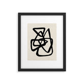 A Family Of Five Framed Art Print