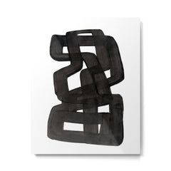 Boulder' Mid Century Modern Fun Abstract Shapes Metal Print