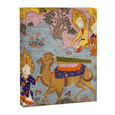 "Coffin of Imam 'Ali", Folio from a Falnama (The Book of Omens) of Ja'far al-Sadiq Canvas Print