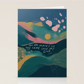 "You Are Worthy Of The Same Love You Give." Stationery Card