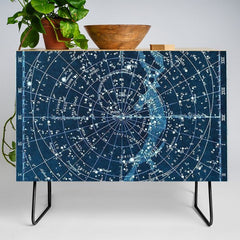 1900 Star Constellation Map - Chart Vintage Poster Credenza