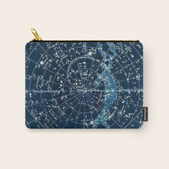 1900 Star Constellation Map - Chart Vintage Poster Carry All Pouch