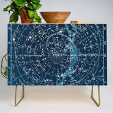 1900 Star Constellation Map - Chart Vintage Poster Credenza