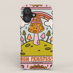 2. High Priestess Mushroom iPhone Case