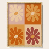 70's Daisy Bloom Serving Tray