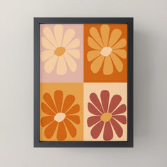 70's Daisy Bloom Mini Art Print