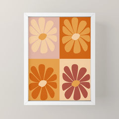 70's Daisy Bloom Mini Art Print