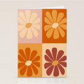 70's Daisy Bloom Stationery Card