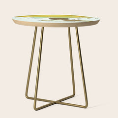 "buttons" kaluhiokalani 70s surf legend // retro surf art by surfy birdy Side Table