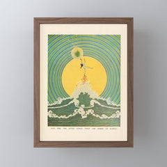 "And Pipe the Little Songs that Are Inside of Bubbles " by Dugald Stewart Walker, 1920 Mini Art Print