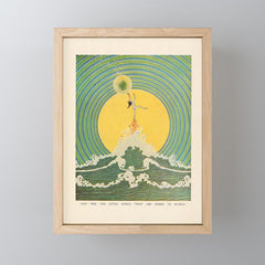 "And Pipe the Little Songs that Are Inside of Bubbles " by Dugald Stewart Walker, 1920 Mini Art Print