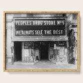 1923 People's Drug Store Prohibition Washington DC Georgetown vintage black and white photograph Serving Tray