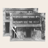 1923 People's Drug Store Prohibition Washington DC Georgetown vintage black and white photograph Placemat