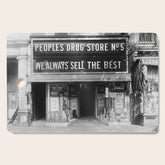 1923 People's Drug Store Prohibition Washington DC Georgetown vintage black and white photograph Cutting Board