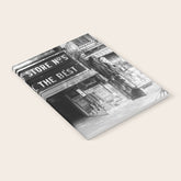 1923 People's Drug Store Prohibition Washington DC Georgetown vintage black and white photograph Notebook