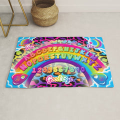 1997 Neon Rainbow Spirit Board Rug