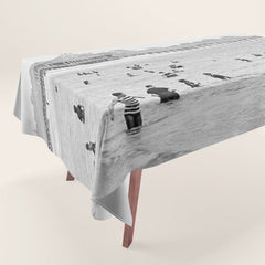 1895 Narragansett Pier and Beach, Narragansett, Rhode Island Tablecloth