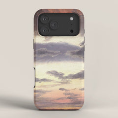 "Cloud Study" by Knud Baade, 1838 iPhone Case