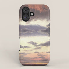 "Cloud Study" by Knud Baade, 1838 iPhone Case