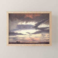 "Cloud Study" by Knud Baade, 1838 Mini Art Print