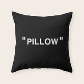 " Art " (Negative) Throw Pillow