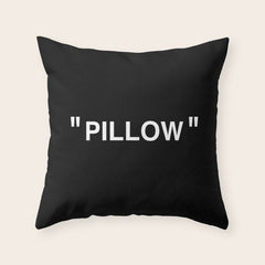 " Art " (Negative) Throw Pillow