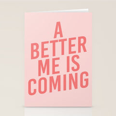 A Better Me Stationery Card