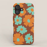 70's Retro print iPhone Case