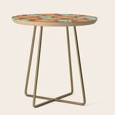 70's Retro print Side Table