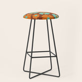 70's Retro print Stool