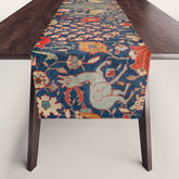 17th Century Persian Rug Print with Animals Table Runner